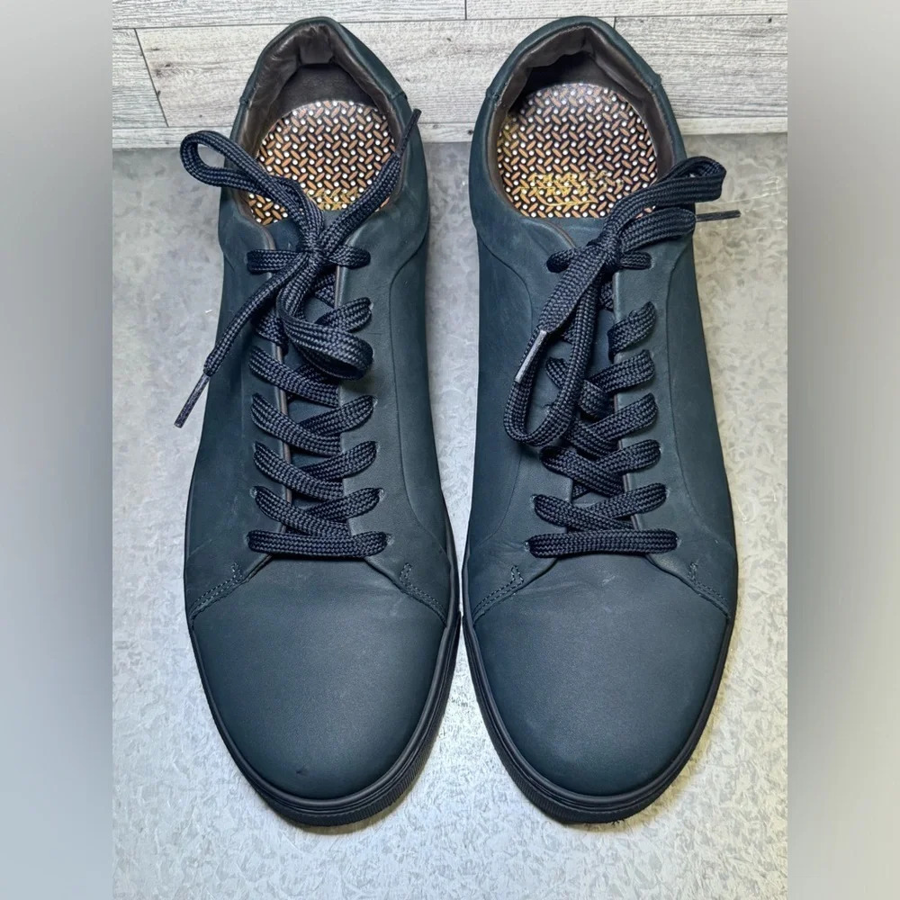 🌻 Charles Tyrwhitt Navy Blue Nubuck Trainer *no box* Men's UK 9 - Picture 11 of 13